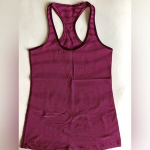 LULULEMON Cool Racerback Striped tank